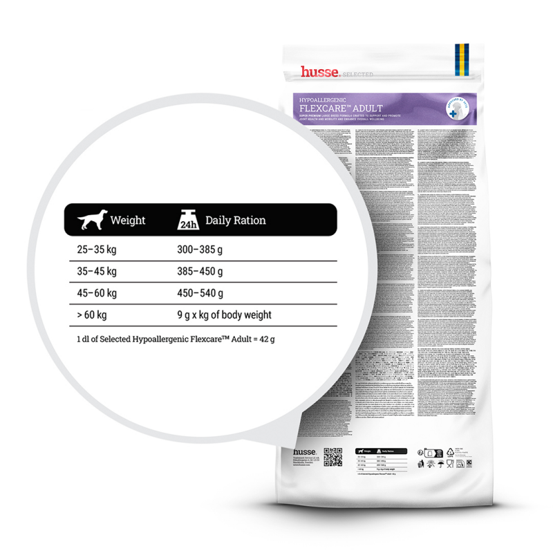 Crocchette supporto articolazioni cani adulti taglia grande | Hypoallergenic Flexcare™ Adult, large breeds